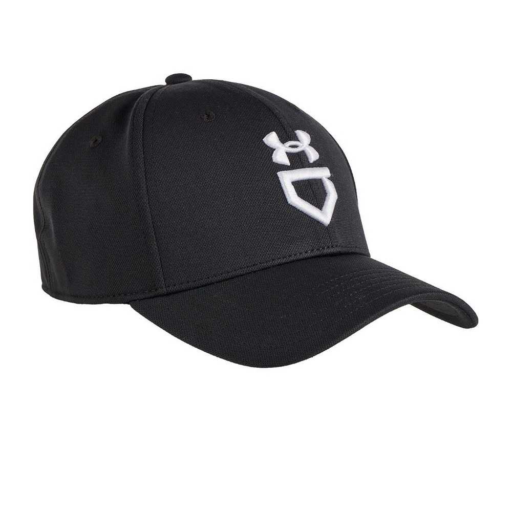 Under Armour Men's UA Baseball Blitzing Cap 1380021-001 Black/White Size M/L New